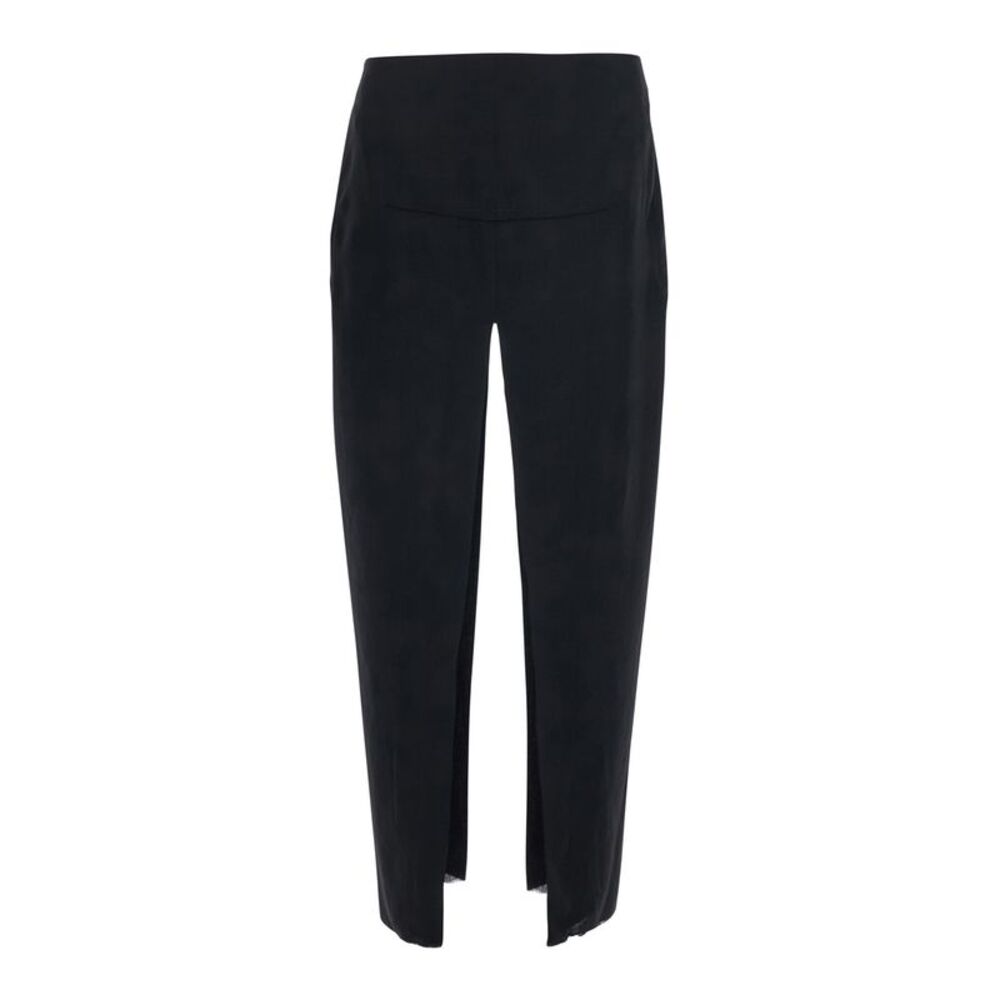 Rick Owens Women Black Women's Sliced Skirt In Tech Fabric